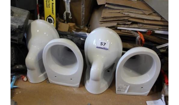 4 toiletpotten, FOIL